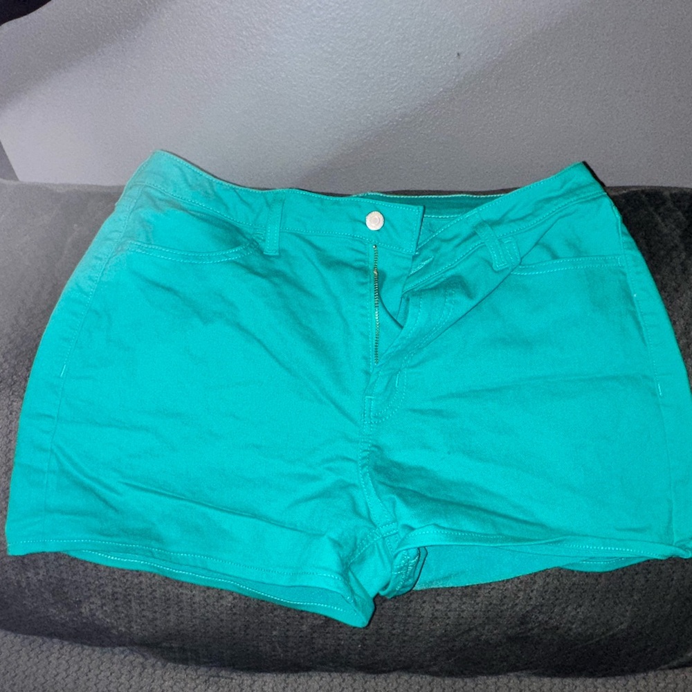 Old Navy High Waist Green Shorts